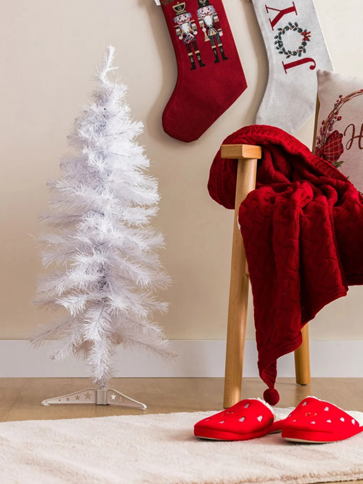 YILBAŞI AĞACI BEYAZ 90CM