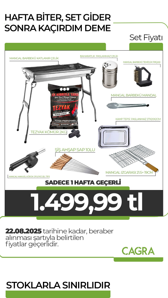 NET/SET001 MANGAL SETİ