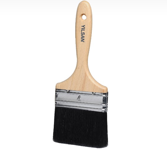 YAĞLI BOYA FIRÇASI SİYAH KIL AHŞAP SAPLI 4'' K/12