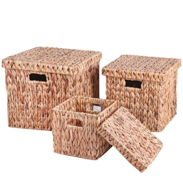KUTU NATUREL KARE 25*25*22CM
