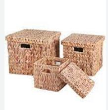 KUTU NATUREL KARE 25*25*22CM