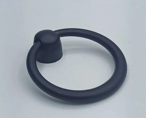 HALKA BURGULU SAÇ SİYAH