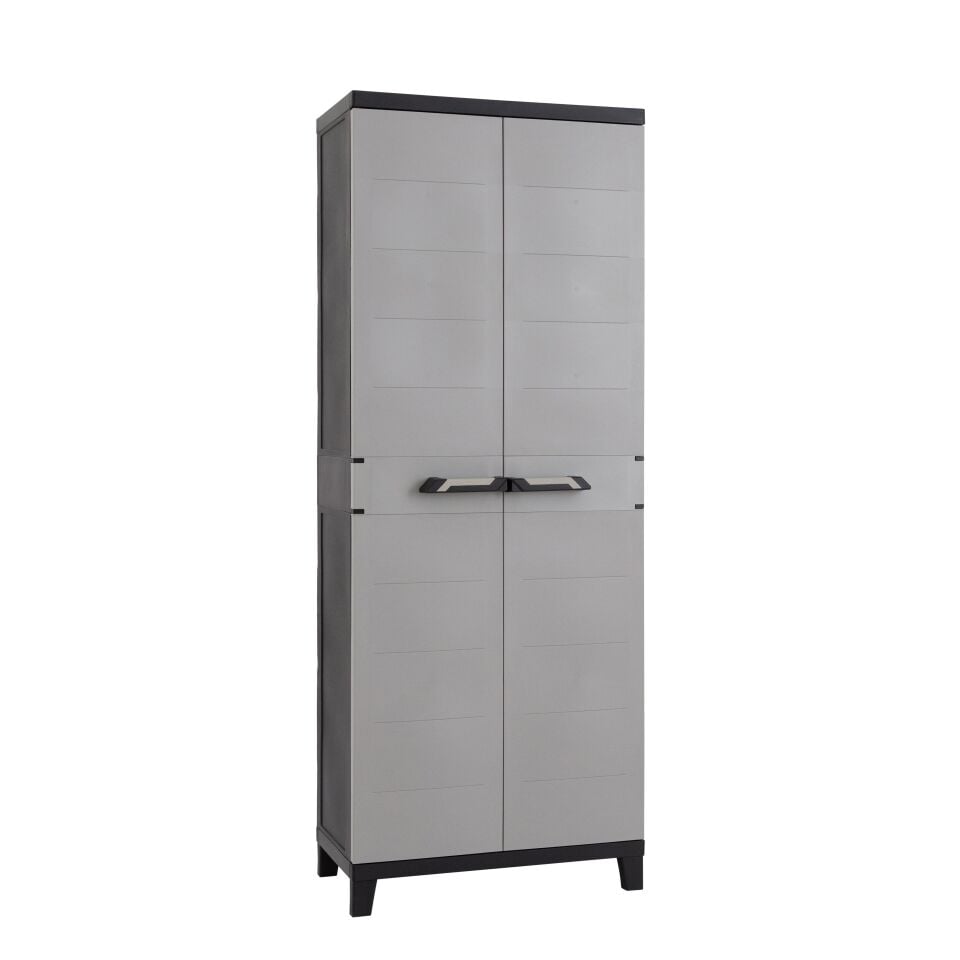 DOLAP ÇOK AMAÇLI 4 RAFLI TUTTOPIANI ANTRASİT/GRİ