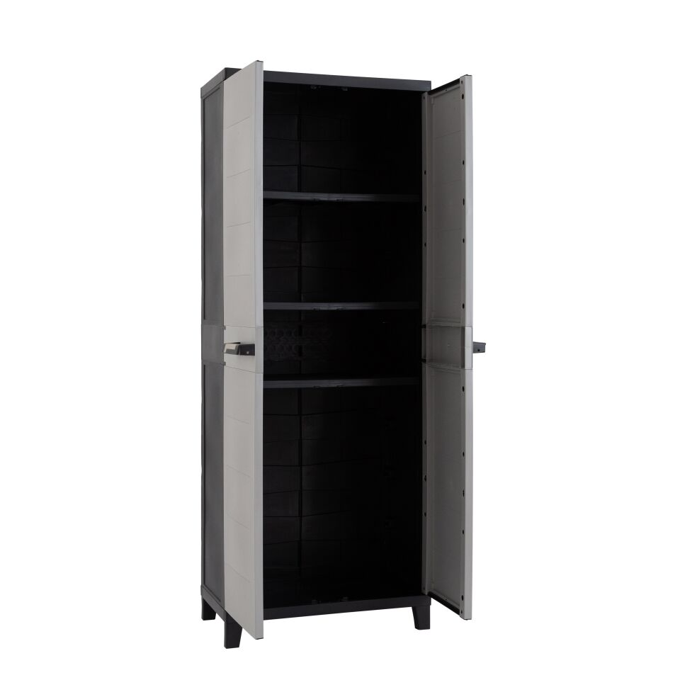 DOLAP ÇOK AMAÇLI 4 RAFLI TUTTOPIANI ANTRASİT/GRİ