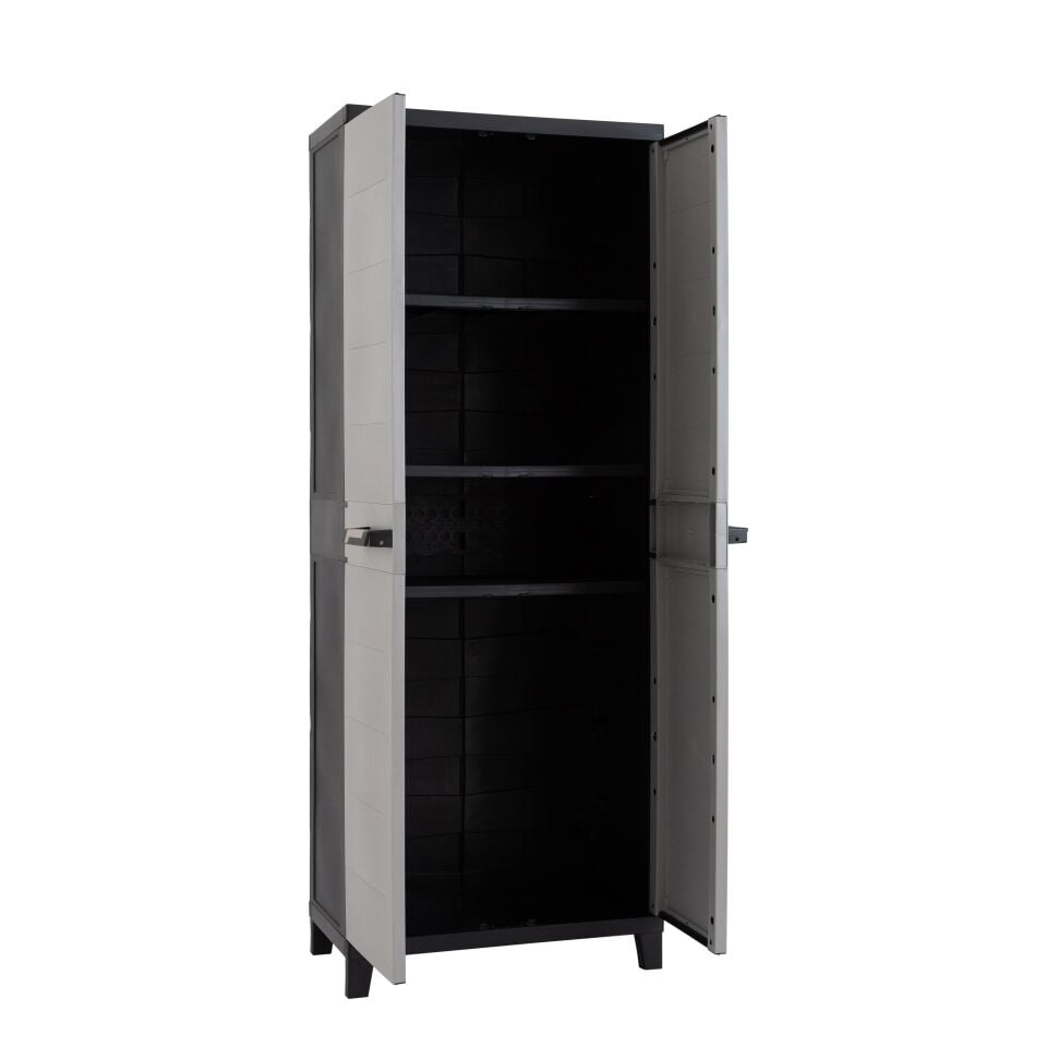 DOLAP ÇOK AMAÇLI 4 RAFLI TUTTOPIANI ANTRASİT/GRİ