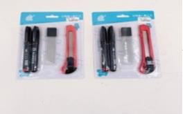 MAKET BIÇAĞI JİLETLİ + 2 ADET TAHTA KALEMİ SET