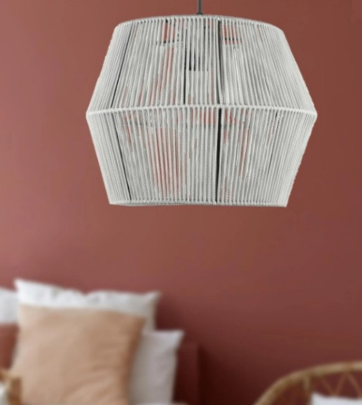 AVİZE TEKLİ MODENO AÇIK GRİ 30 CM