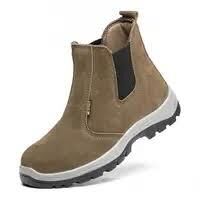 İŞ GÜVENLİK BOTU YANLARDAN LASTİKLİ KAHVE NO:43