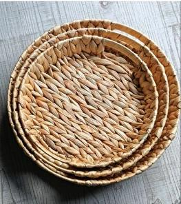 TEPSİ NATUREL YUVARLAK 34CM