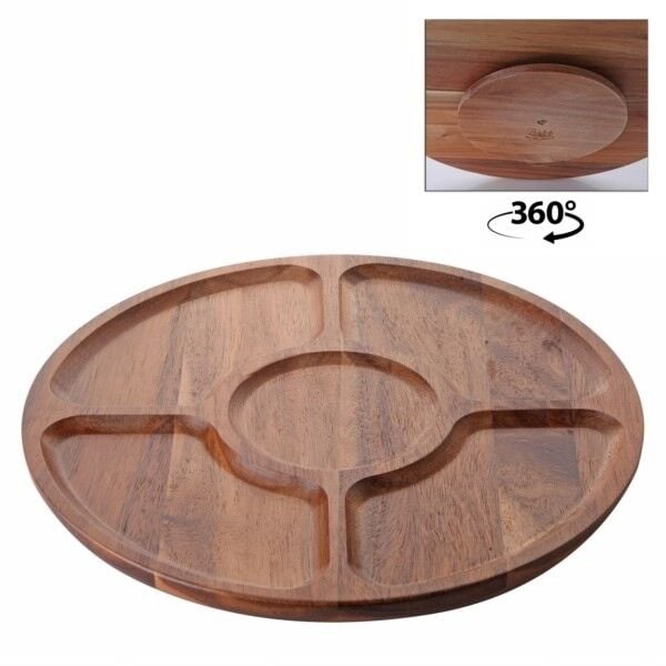 SUNUMLUK 5 BÖLMELİ DÖNERLİ AKASYA 30CM