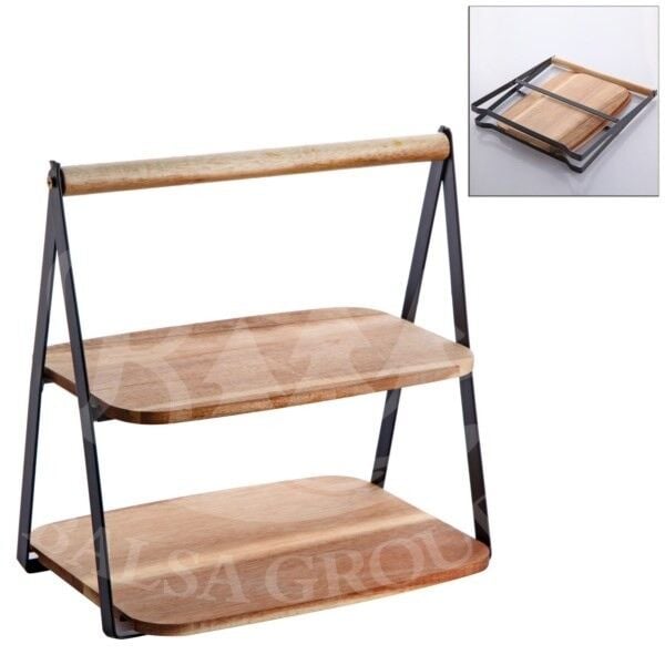 SUNUMLUK 2 KATLI AKASYA 28X20X27