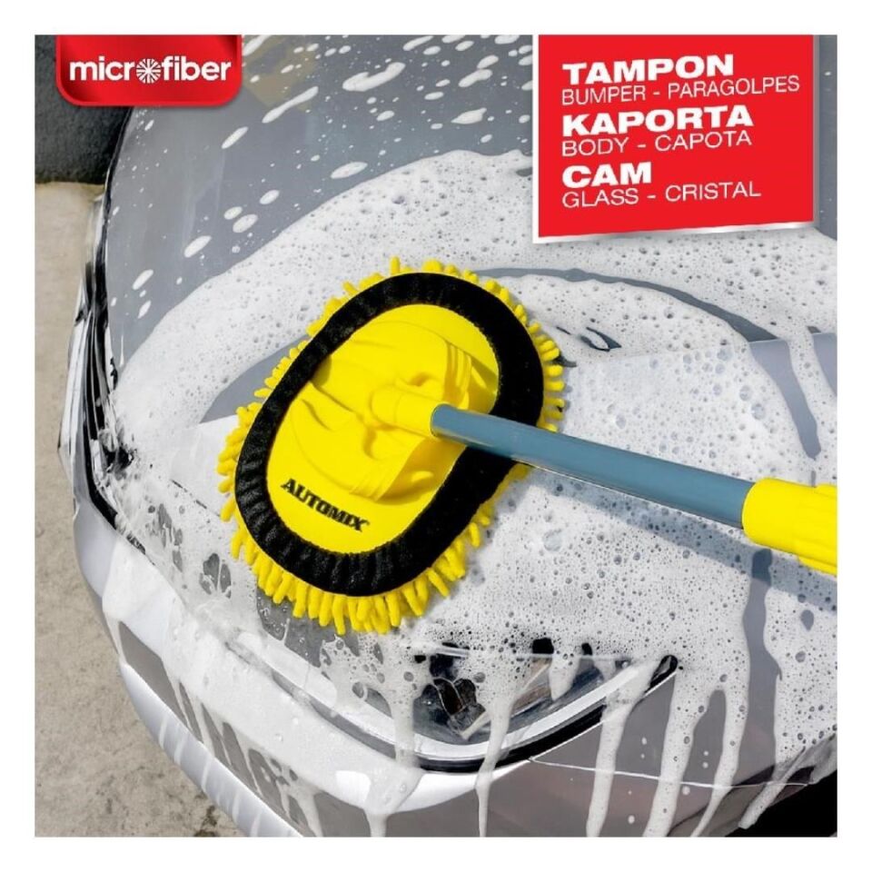 AUTOMIX MİKROFİBER TEMİZLİK MOPU