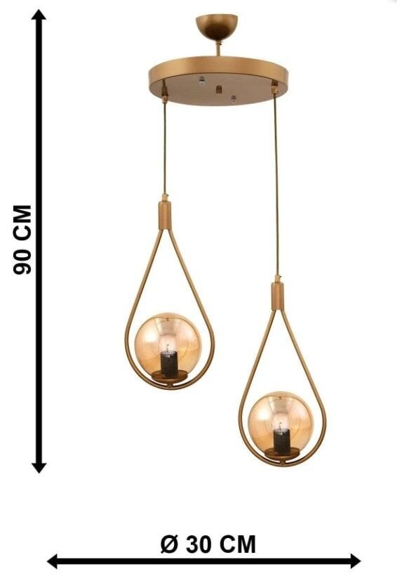 AVİZE İKİLİ MEKSİKA EKSİTME BAL GLOP CAM