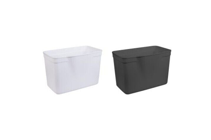 ÇÖP KUTUSU ASKILI 6LT GRİ/BEYAZ