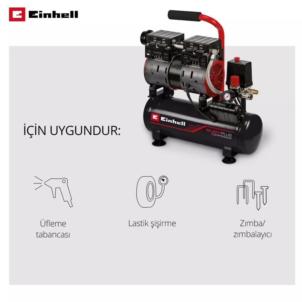 KOMPRESÖR HAVA KOMPRESÖR SESSİZ YAĞSIZ TE-AC 110/6