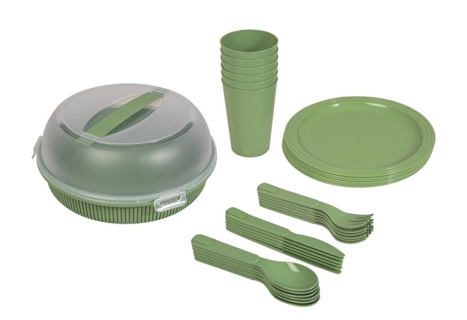 PİKNİK SETİ 32Lİ YEŞİL