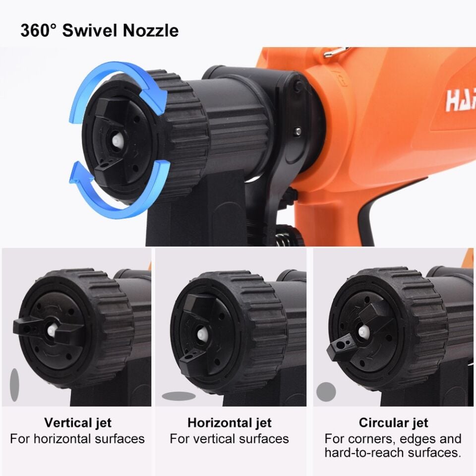 BOYA PÜSKÜRTME TABANCASI 1200ML 650W