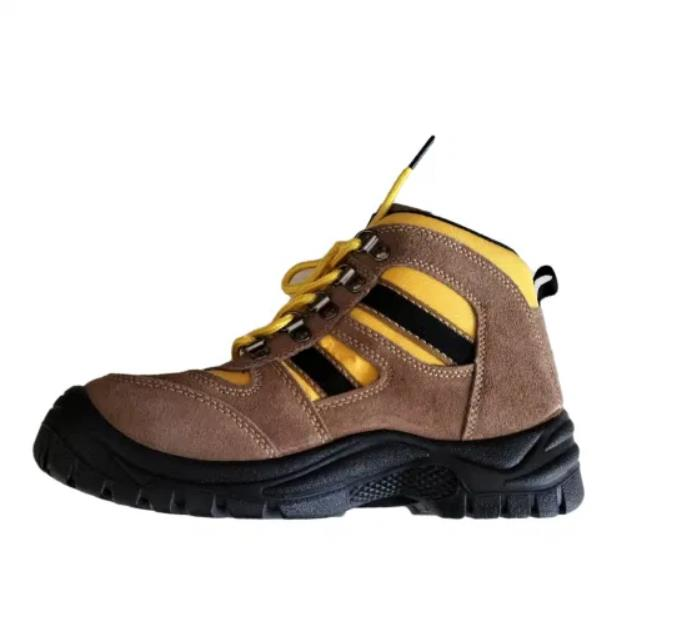 İŞ GÜVENLİK BOTU SARI DERİ SÜET KAHVE NO:44
