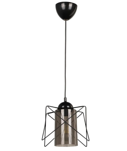 AVİZE TEKLİ AKRİLİK MODES FÜME CAMLI SİYAH