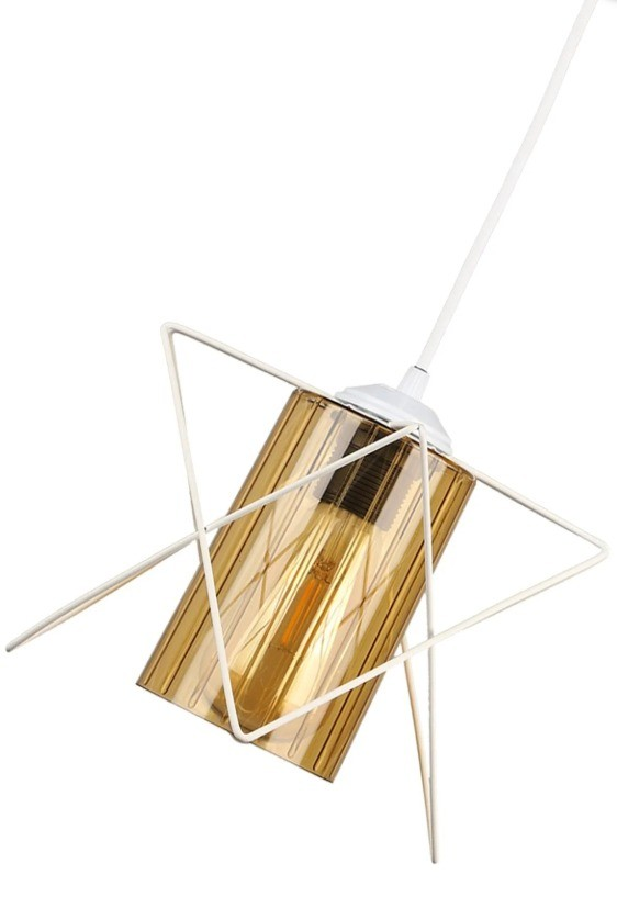 AVİZE TEKLİ MODES CAMLI BEYAZ