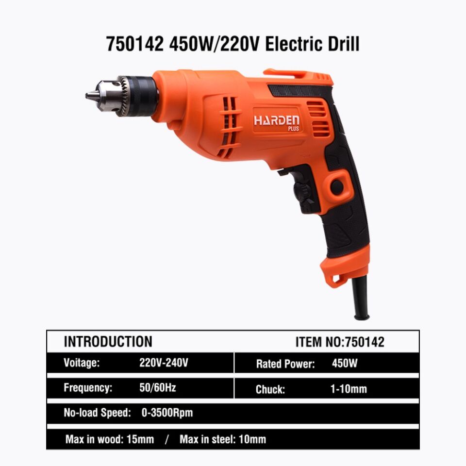 MATKAP ELEKTRİKLİ HARDEN 450W 10MM 1.5 kg