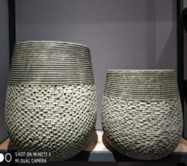 SAKSI ÇİZGİ PÖTÜRLÜ DESEN TOPRAK YEŞİLİ NO1