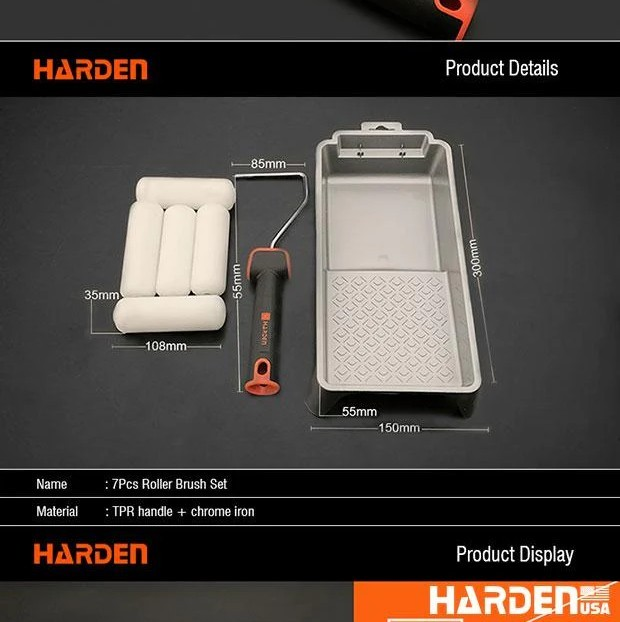 RULO SETİ-1BOYA KAB/5 SÜNGR RULO/1RULO SAP 7PRÇ TP