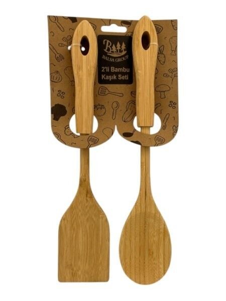 SERVİS SETİ 2Lİ BAMBU