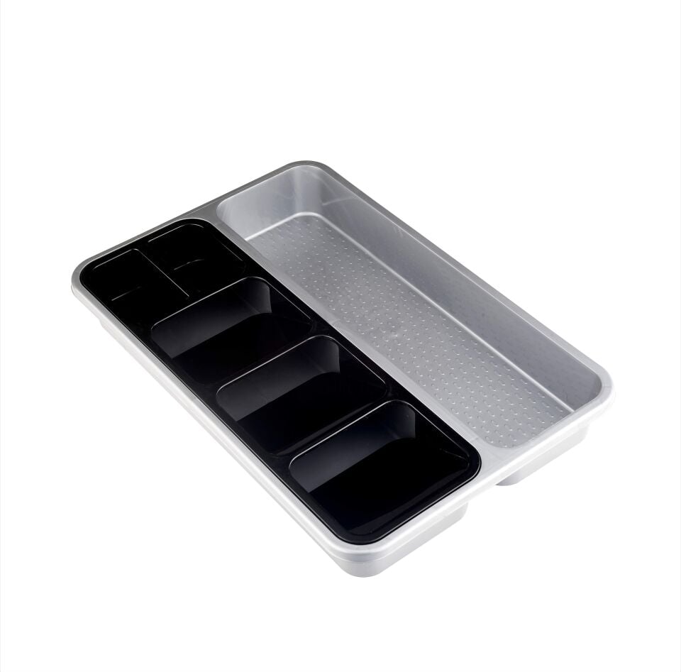 KAŞIKLIK PLASTİK GRİ SİYAH