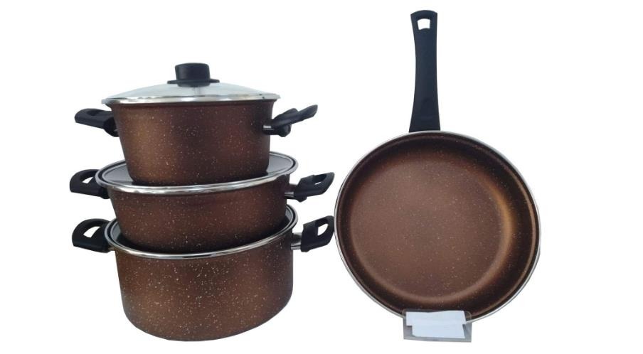 TENCERE SETİ GRANİT 7 PARÇA