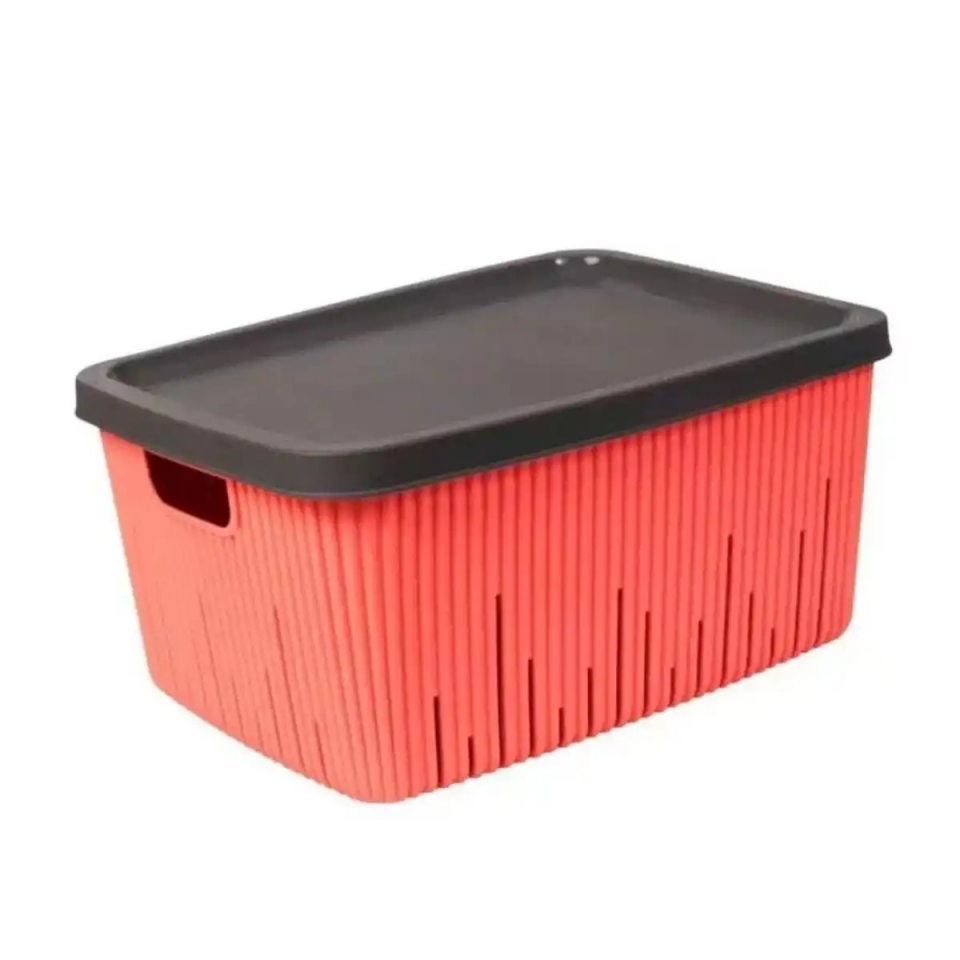 SEPET KAPAKLI ÇOK AMAÇLI 18LT PEMBE