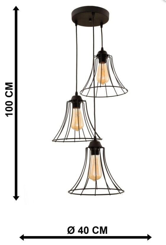 AVİZE ÜÇLÜ MUHTEŞEM SİYAH