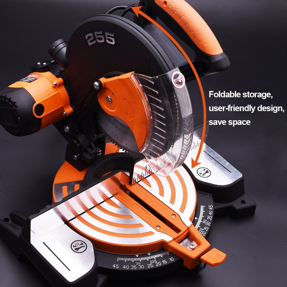 ELEKTRİKLİ AÇILI GÖNYE TESTERE 255MM 220V 1350W