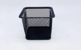 KALEMLİK OFİS TİPİ METAL KARE SİYAH