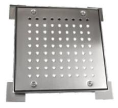 TEPE DUŞ BAŞLIĞI 22CM KROM DF-13