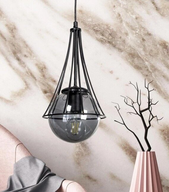 AVİZE TEKLİ LAPİS SİYAH-FÜME