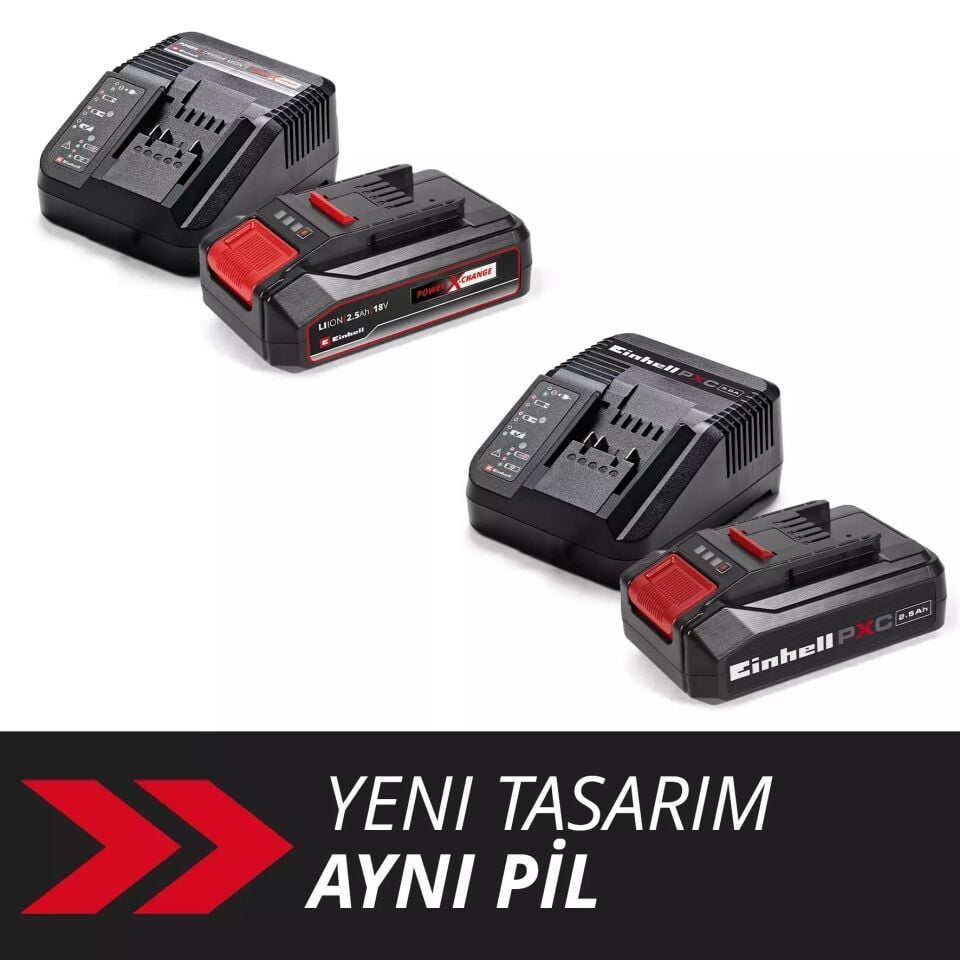 AKÜ VE ŞARJ CİHAZI 18V 2,5Ah PXC Starter Kit