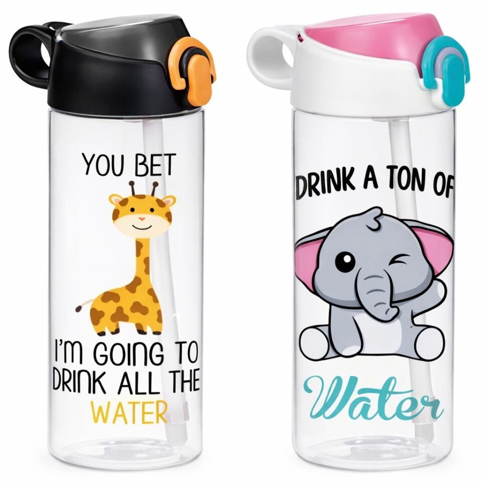 MATARA PİPETLİ DESENLİ 750ML RENKLİ