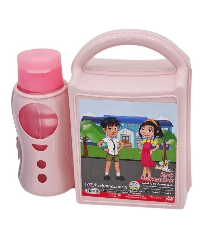 NET*/ SU ŞİŞESİ VE BESLENME KUTUSU PEMBE