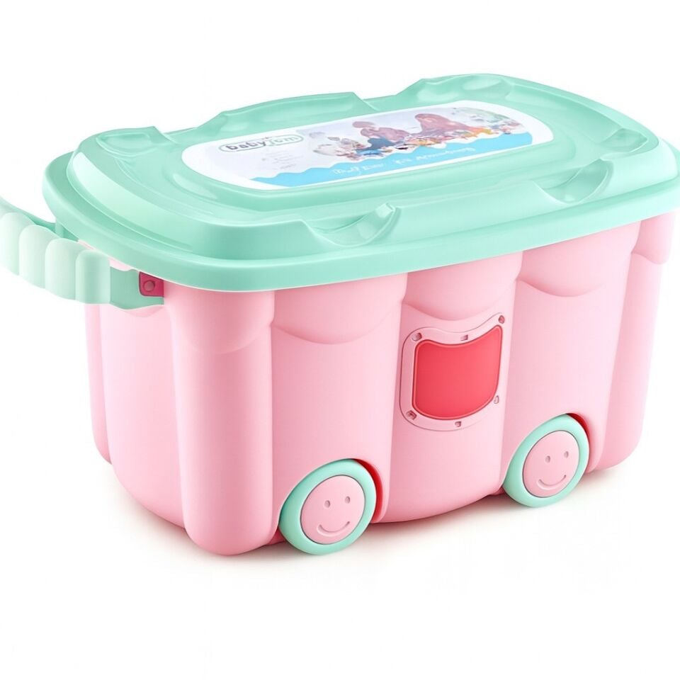 OYUNCAK KUTUSU YENİ 50LT PEMBE
