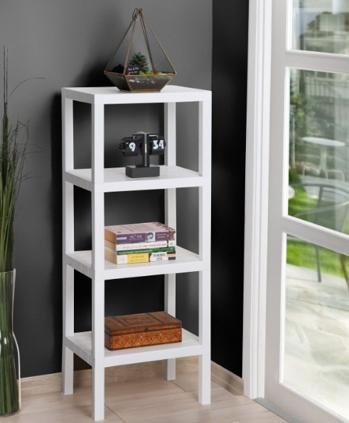 ORT-RAF 4 KATLI MODÜLER PVC BEYAZ TP