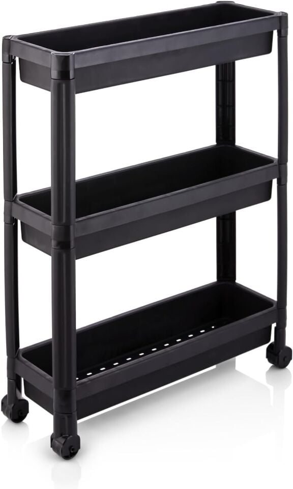 RAF DAR 3 KATLI TEKERLEKLİ SİYAH