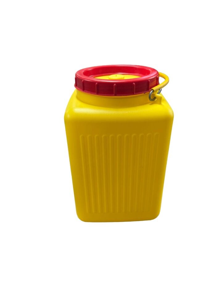 HELLİM BİDONU 10LT KÖŞELİ SARI