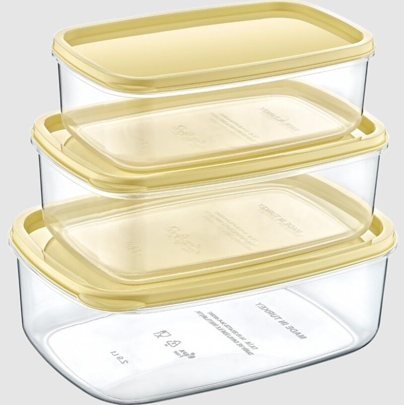 NET*/ SAKLMA KABI ŞEFFAF 3 PRÇ. 1200/1900/2900ML