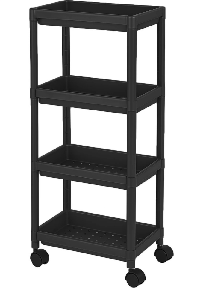 RAF 4 KATLI TEKERLEKLİ SİYAH