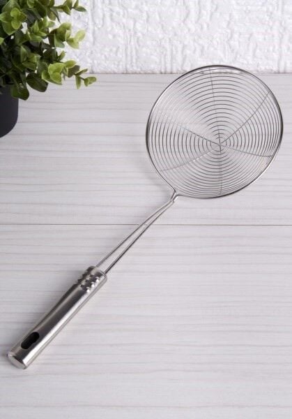 KEVGİR YAĞ PASLANMAZ METAL 14CM
