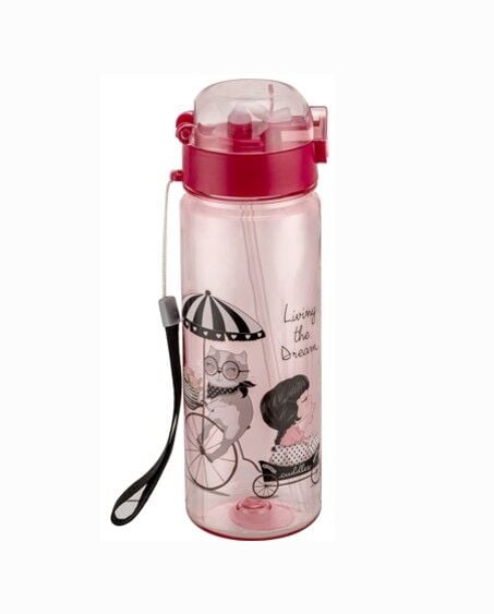 NET*/ SU ŞİŞESİ ŞEFFAF KAPAKLI SAMAN 500 ML