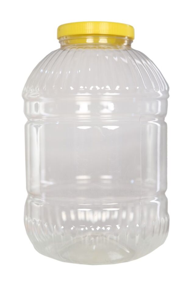 KAVANOZ PET YUVARLAK ŞEFFAF 10LT