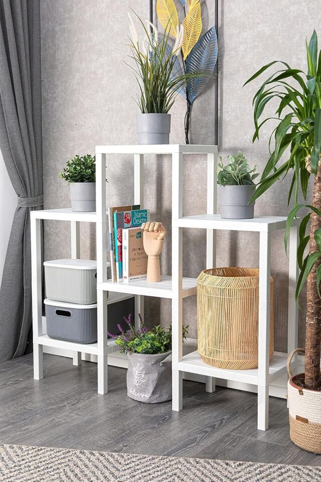 RAF MODÜLER 6 KATLI BEYAZ