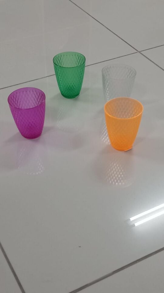 BARDAK AKRİLİK DESENLİ RENKLİ